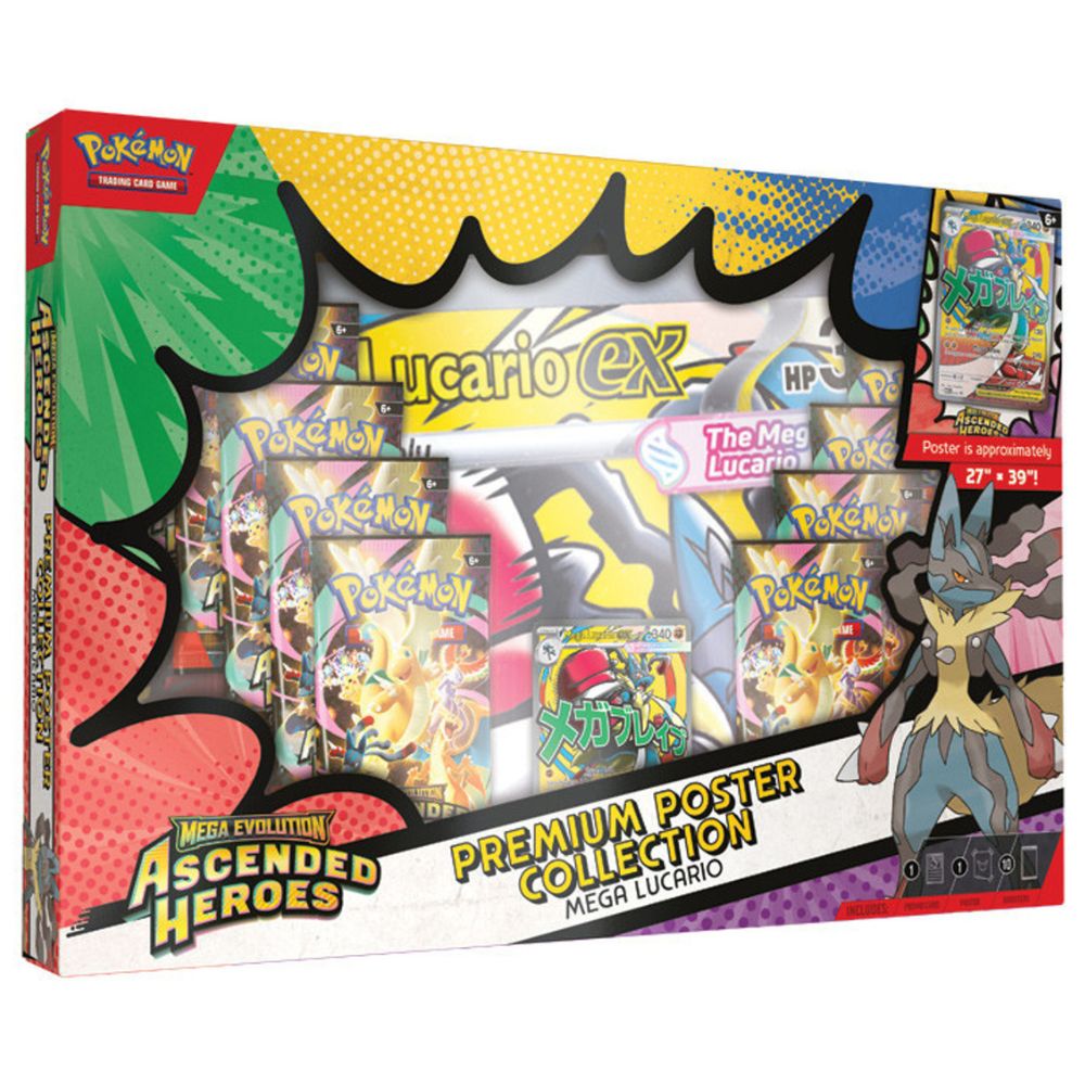 Pokémon Mega Evolution Mega Lucario Premium Poster Collection