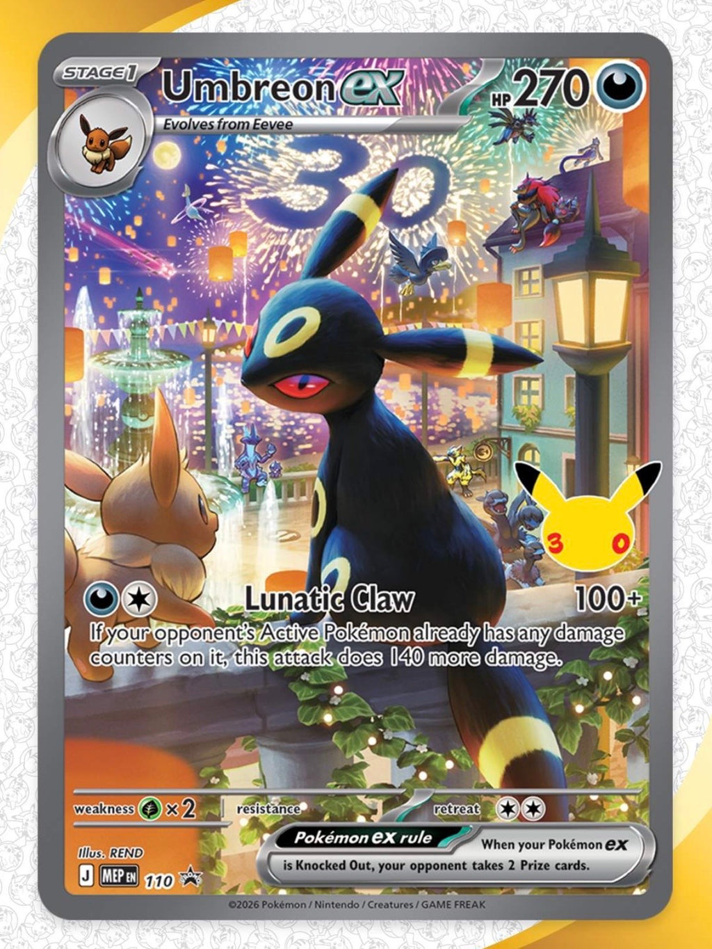 PRE-ORDER: JAPANESE 30th Celebration Premium Deck Set Espeon & Umbreon