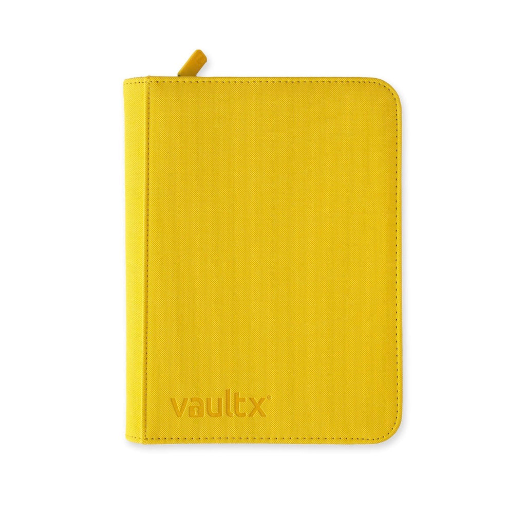 The Vault X Exo-Tec® Zip Binder 4 Pocket (Yellow)