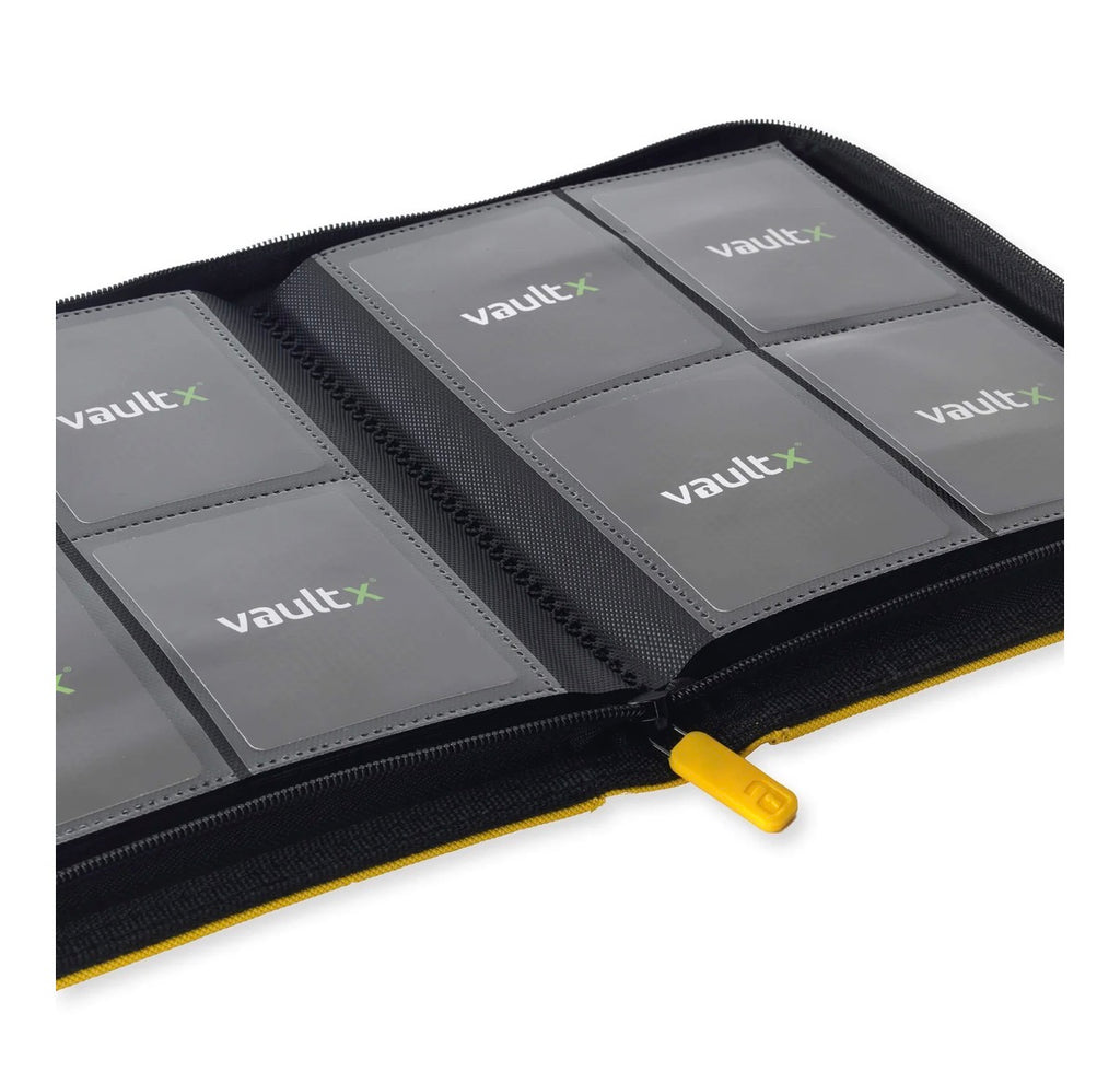 The Vault X Exo-Tec® Zip Binder 4 Pocket (Yellow)