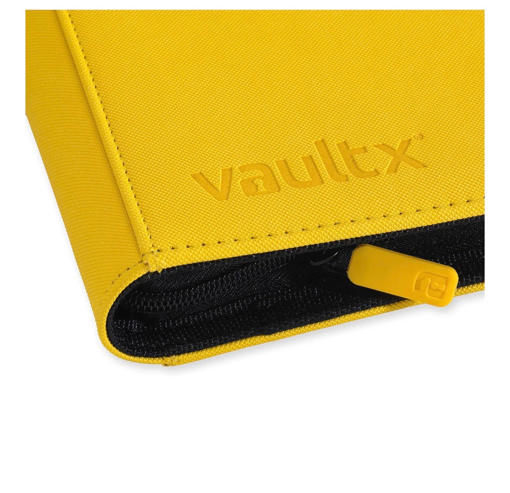 The Vault X Exo-Tec® Zip Binder 4 Pocket (Yellow)