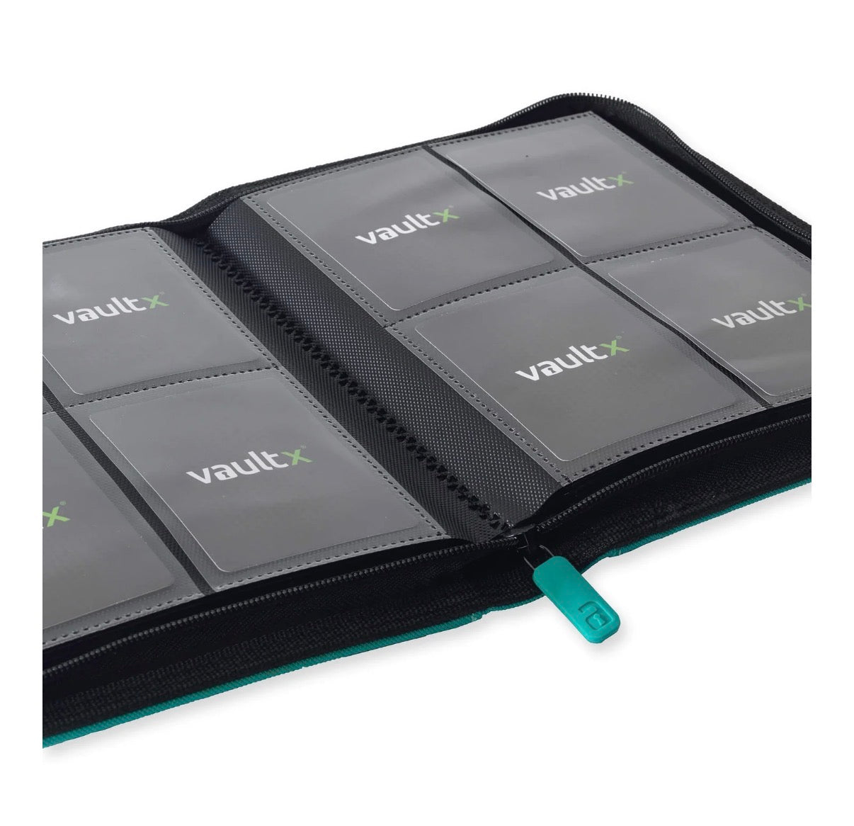The Vault X Exo-Tec® Zip Binder 4 Pocket (Teal)