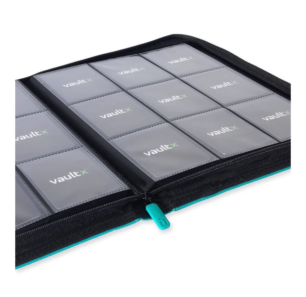 The Vault X Exo-Tec® Zip Binder 9 Pocket (Teal)